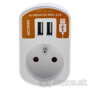 Zásuvka s usb nabijačkou