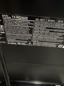 Panasonic TX-P42X60E - 1