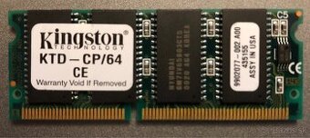 Vintage RAM 64MB Kingston EDO