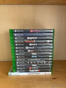 Predám hry na Xbox One / Series UFC, NHL, LEGO, Forza…