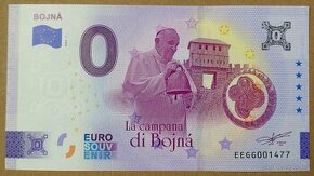 0 euro bankovky BOJNÁ