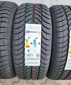 Zimné pneumatiky nové 205/55 R16 Sava S3+ DOT2023/2024