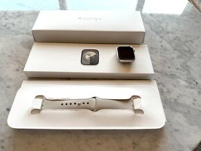 Apple Watch 9 41mm Starlight + sportovy ramienok - v zaruke