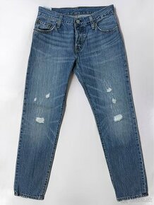 Levi's 501 CT nízky pás W24 L32 boyfriend/rovné