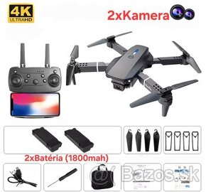 Dron:2xBatéria(1800mah):2xKamera-4k