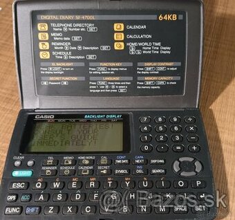 Organizér Casio - 1