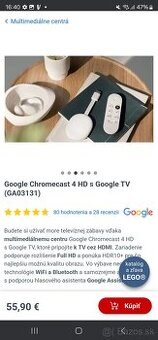 Predám chromecast