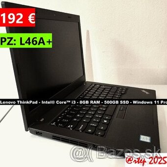 Lenovo ThinkPad (PZ:L46A+) @rtep