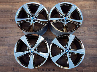 21" Alu kola = 5x120 = BMW X5 E70 F15 X6 E71 = MIDNIGHT CHR