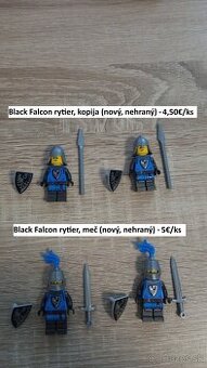 Predám nové Lego figurky (Castle), zvieratká, dieliky - 1