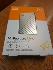 Predám ext disk WD 2.5" 2TB My passport Ultra