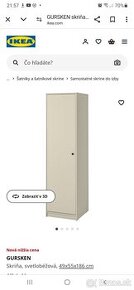 Skriňa Gursken z Ikea