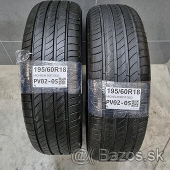 Letné pneumatiky 195/60 R18 MICHELIN DOT0822