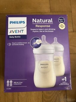 Predám dojčenskú fľašu Philips Avent 260ml