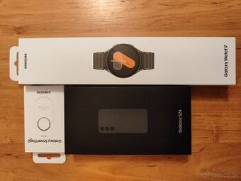 Samsung Galaxy S24,128gb a hodinky Watch 7 - 1