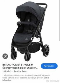 Britax b agile M black shadow