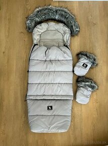 Fusak cottonmoose combi yukon 3v1 gray + rukavice