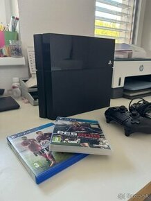 predam ps4 vo verzii fat 500gb ku konzole davam dve hry dva