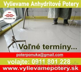 ANHYDRITOVE POTERY - PODLAHY ...VOĽNÉ TERMÍNY ++++8