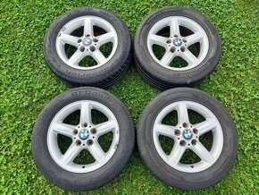 5x120 R16 Originál BMW Elektróny + Pneu letné 225 55 R16