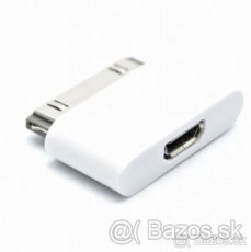 Predám nový adaptér - konvertor mikro USB samica na iPhone - 1