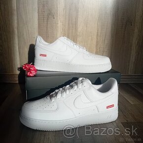 Supreme air force 1 low white