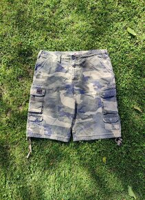 Vojenské kapsáčové camo maskáčové kraťasy - 1