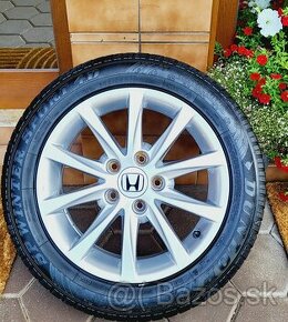 alu R16 5x114,3 orig. Honda, (zimné pneu 205/55)