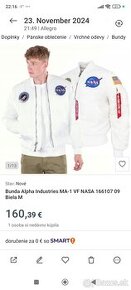 Alpha Industries NASA bunda veľ M