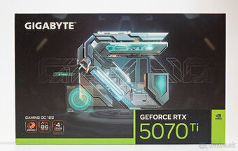 Predám Gigabyte RTX 5070 Ti Gaming OC [NOVÁ, 4R ZÁRUKA]