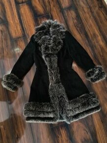 Zimný kabát, pravá kožušina
