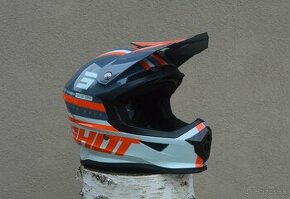 prilba helma shot sivo oranžová - 1