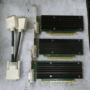 3x nVidia Quadro NVS 290 + DMS-59 rozdvojka