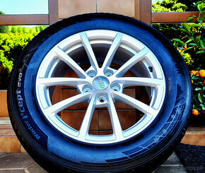 alu R17 5x112, zimné pneu 225/60, orig. Audi A6