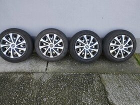 Zimné pneumatiky 205/55R16 + plechové disky 5x110 - 1