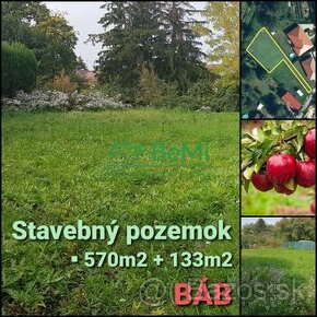 Stavebný POZEMOK 570m2... BÁB (143-14-DARE)