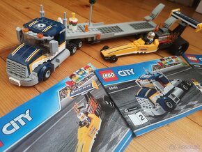 LEGO City 60151 Transportér dragsterov