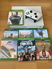 Xbox One S 500gb + 8 hier