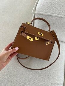 Hermes Kelly mini hnedá kabelka