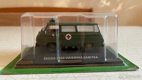 ŠKODA 1203 ČSLA vojenská sanitka premium DeaGostini 1:43