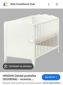 Detská postieľka Hensvik Ikea