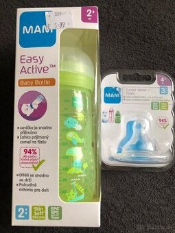 Mam fľaša Easy Active Baby Bottle nová + cumel ZADARMO