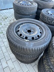 Sada pneumatiky + disky Skoda Fabia 3 zimne 185/60 R15 T