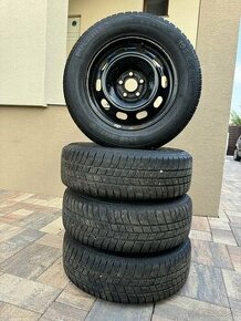 Zimné pneumatiky 6,7mm 195/65 R15 na diskoch 5x100