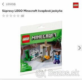 Lego Minecraft - kvapľová jaskyňa