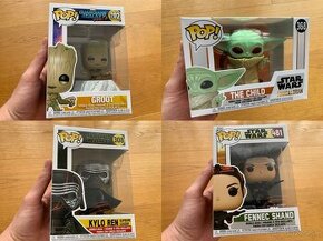 4 Rôzne Funko POP Star Wars Figúrky - Nové a Netvorené