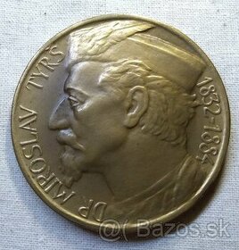 3 Medaile Dr. Miroslav Tyrš 1932 - Bronz 50, 42mm a Ag 42mm - 1