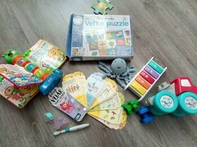 Montessory Lamaze,puzzle,hracie auto,kniha aktivit, - 1