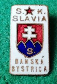 ODZNAK SK SLÁVIA BANSKÁ BYSTRICA.