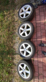 zimne gumy s liatymi diskami original volvo 205/55 R16